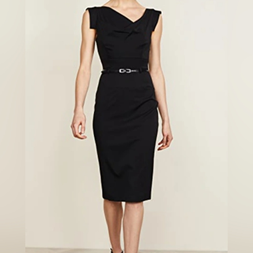 MICHAEL Michael Kors Black Ruched Sheath Mini Dress NWT